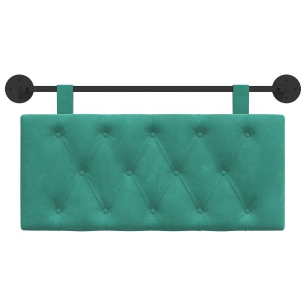 Висяща табла Монтиране на стена Тюркоаз 100 x 55 x 7 см Кадифе