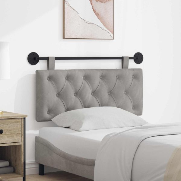 Висяща табла Светлосиво 110 x 55 x 7 см Кадифе