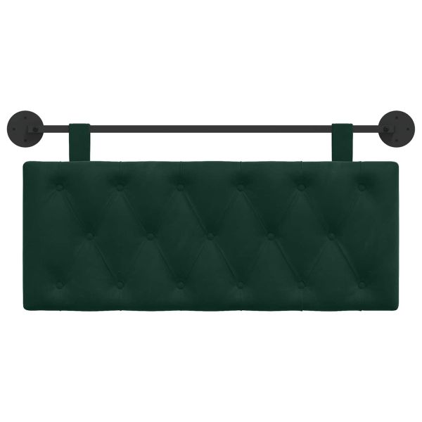 Висяща табла Тъмен зелен 110 x 55 x 7 см Кадифе