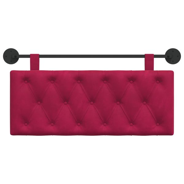 Висяща табла Виненочервен 110 x 55 x 7 см Кадифе