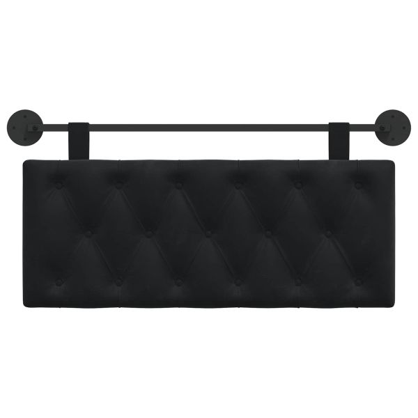 Висяща табла Монтиране на стена Черен 110 x 55 x 7 см Кадифе