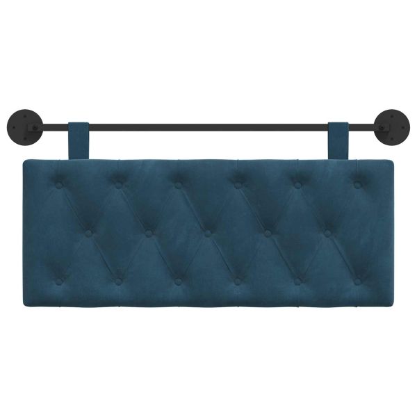 Висяща табла Монтиране на стена Синьо 110 x 55 x 7 см Кадифе