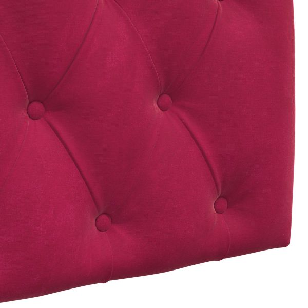 Висяща табла Виненочервен 130 x 55 x 7 см Кадифе