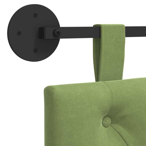 Висяща табла Светло зелено 150 x 55 x 7 см Кадифе