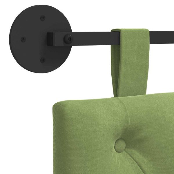 Висяща табла Светло зелено 210 x 55 x 7 см Кадифе