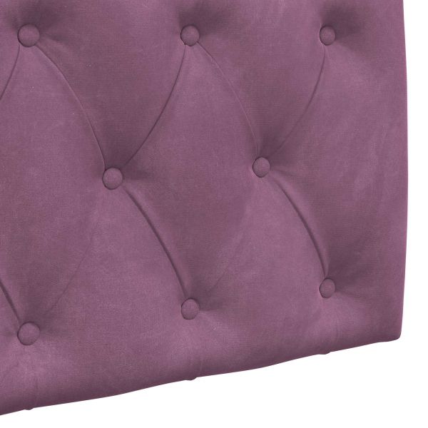 Висяща табла Монтиране на стена Лилаво 210 x 55 x 7 см Кадифе