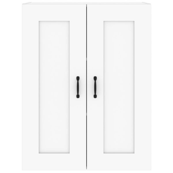 Окачен стенен шкаф, бял, 69,5x32,5x90 см