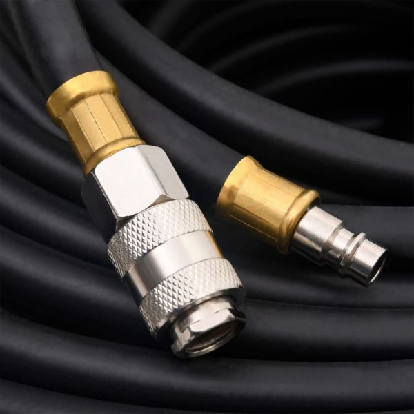 Хибриден маркуч за въздух черен 0,6" 50 м гума и PVC