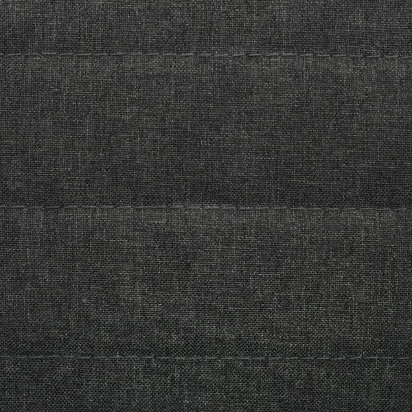 Трапезни столове, 6 бр, тъмносиви, текстил