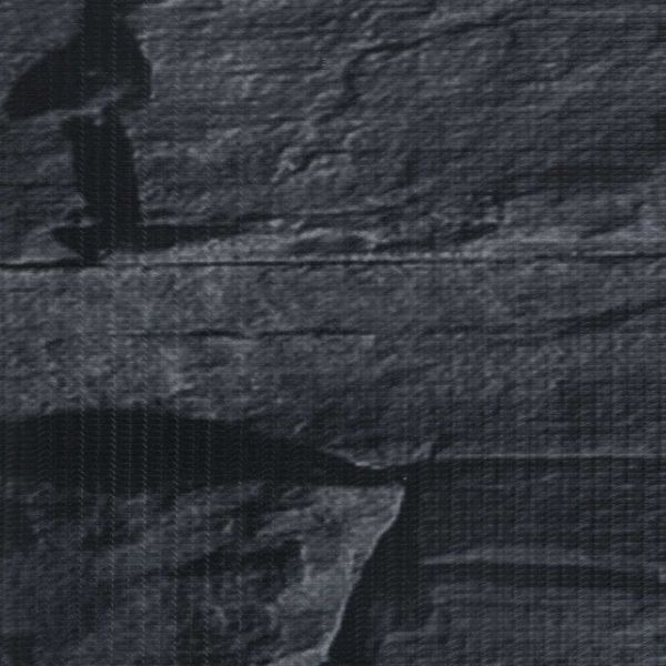 Лента за покриване на огради PVC 35x0,19 м имитация сив камък