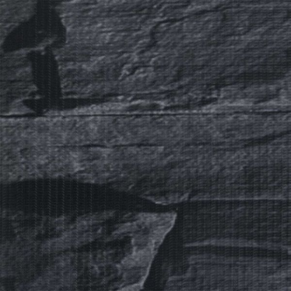 Градински параван за уединение, PVC, 70x0,19 м, сив