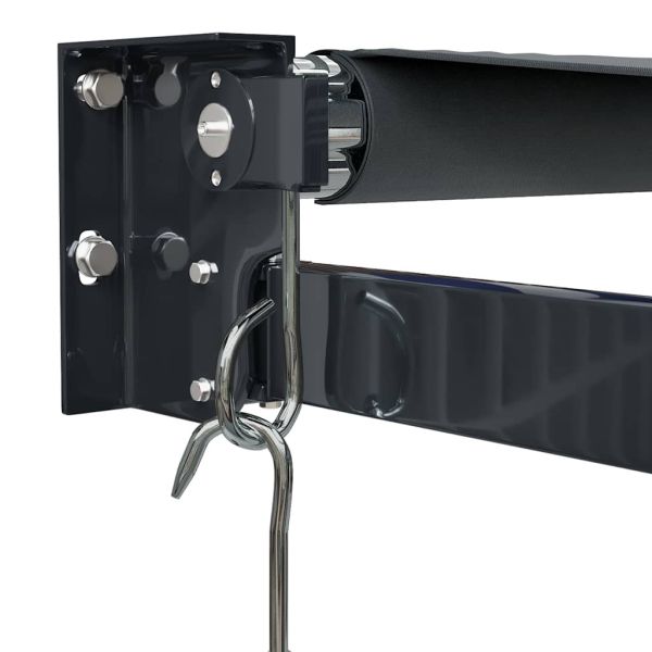 Прибираща се тента антрацит 4,5x3 м плат и алуминий