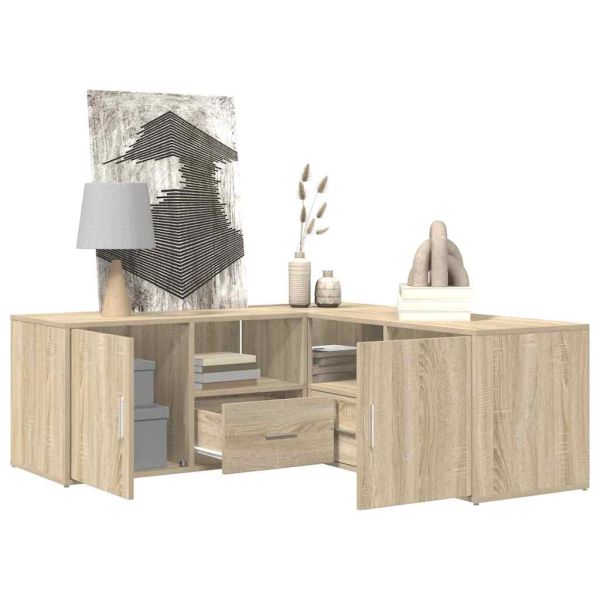 Ъглов шкаф, дъб сонома, 200x40x45 см, инженерно дърво