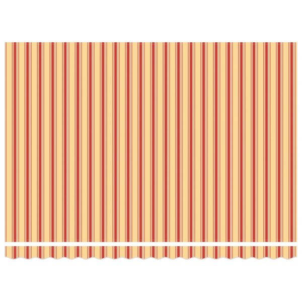 Сенник Жълт и оранжев 450 x 300 x 165 см Полиестер и метал