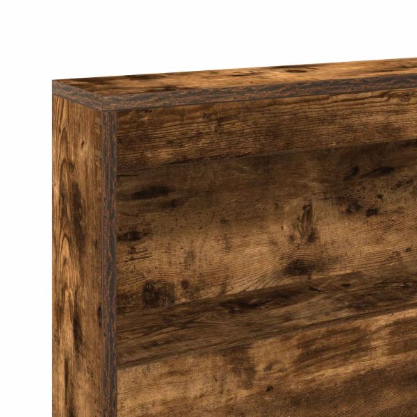 Табла за съхранение с рафт Димян дъб 140 cm Инженерно дърво