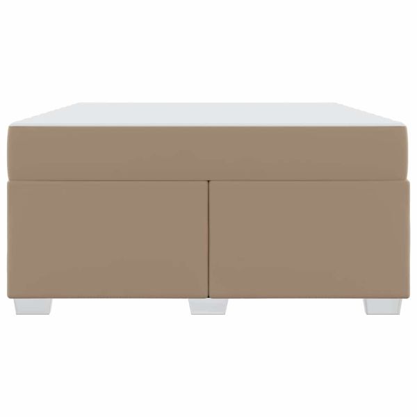 Рамка за легло с матрак Капучино 140 x 200 cm текстил