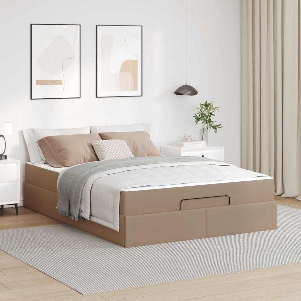 Рамка за легло с матрак Друг 2 pcs Кафеникаво ПВЦ