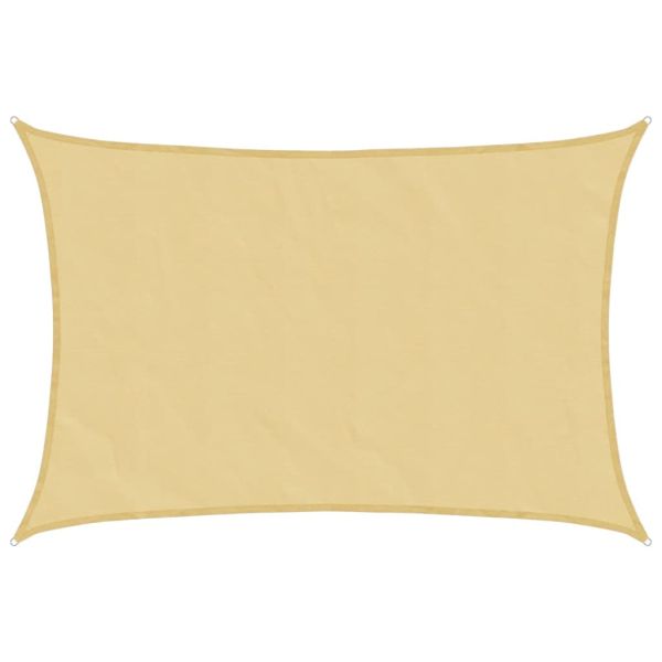Слънцезащитно платно пясъчно 5x3 м 100% полиестер Оксфорд