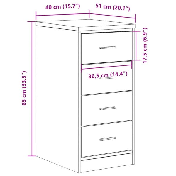 Гаражен шкаф за съхранение, бял, 40x51x85 см, бор масив