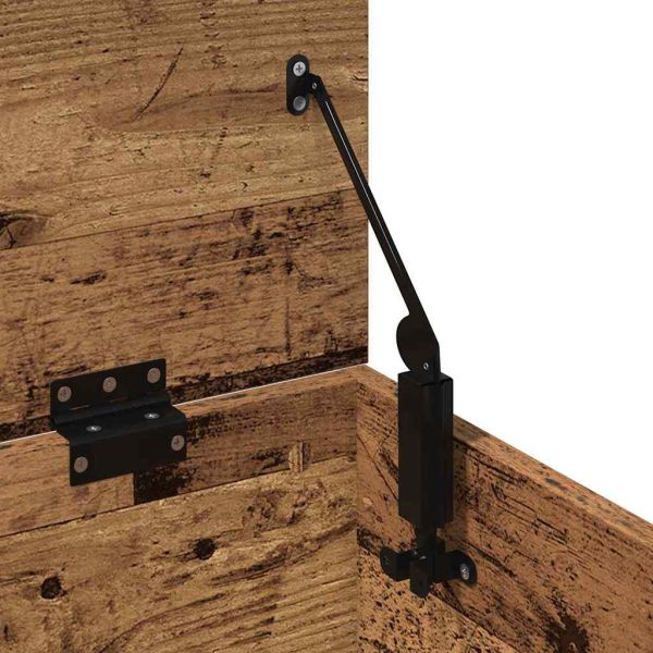 Кутия за съхранение със съхранение Старо дърво 102 x 35 x 35 cm