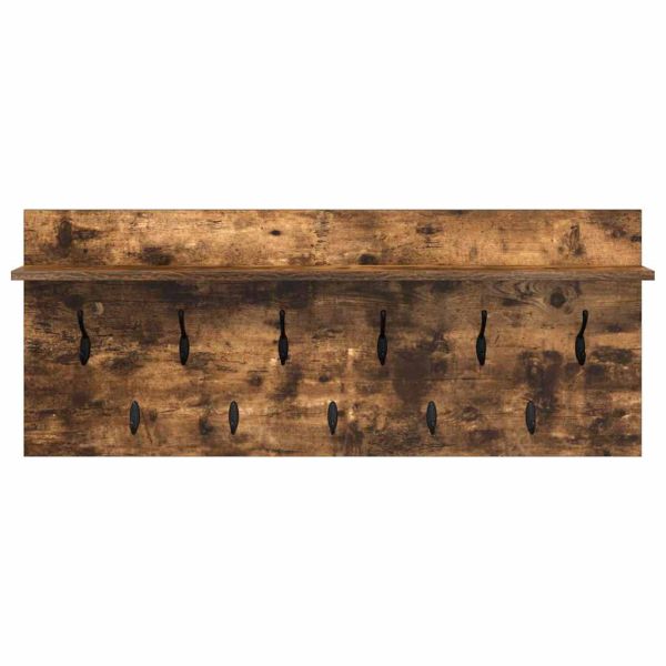 Стенен закачалка за палта с рафт Димян дъб 100 x 40 x 12 см