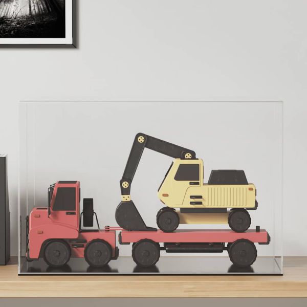 Кутия витрина, прозрачна, 56x36x37 см, акрил