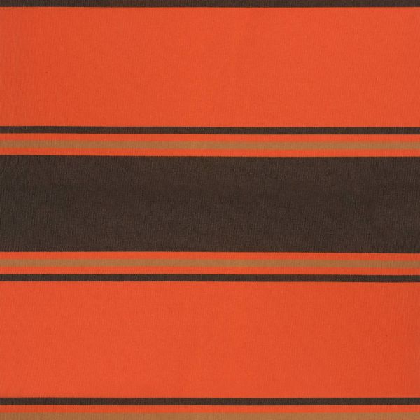 Автоматично прибираща се тента, оранжево и кафяво, 3x2,5 м