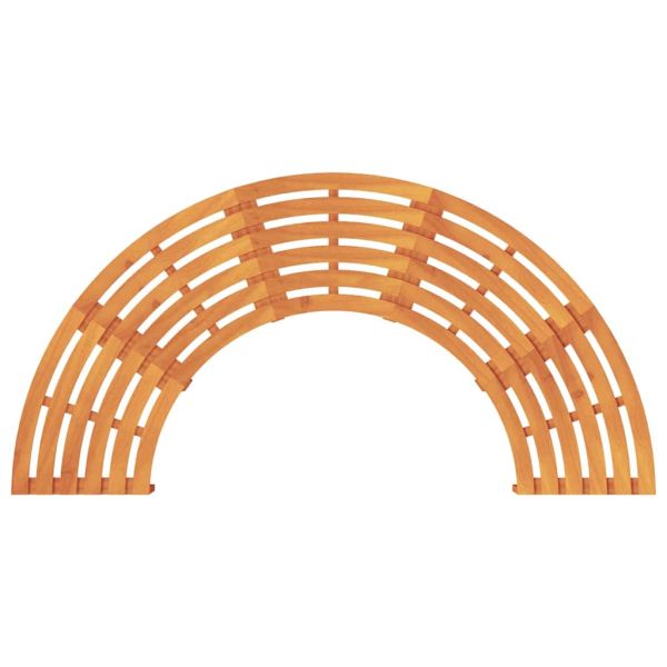 Дървесен бенч 2 pcs Естествен 160 x 80 x 45 см