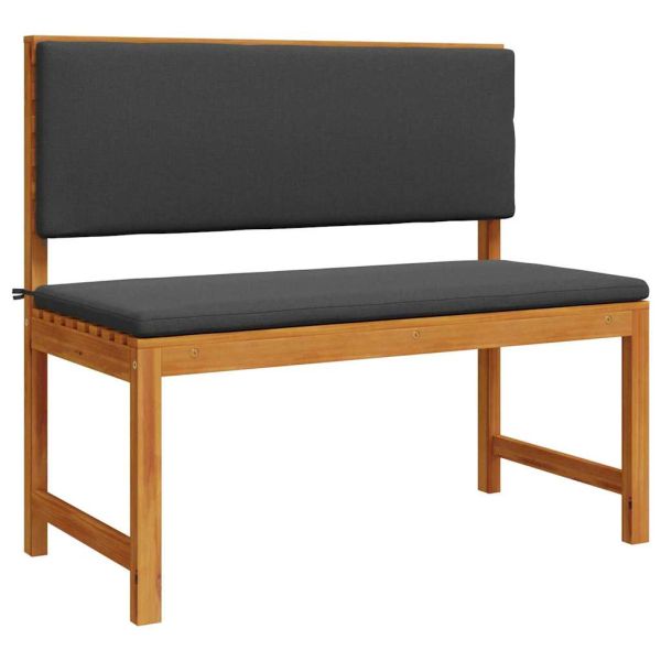 Градински бистро комплект 5 pcs Кафяво Солидно акациево дърво