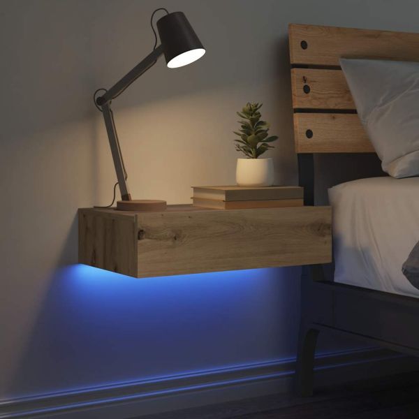 Нощно шкафче Artisan Oak 60x35 cm Инженерна дървесина