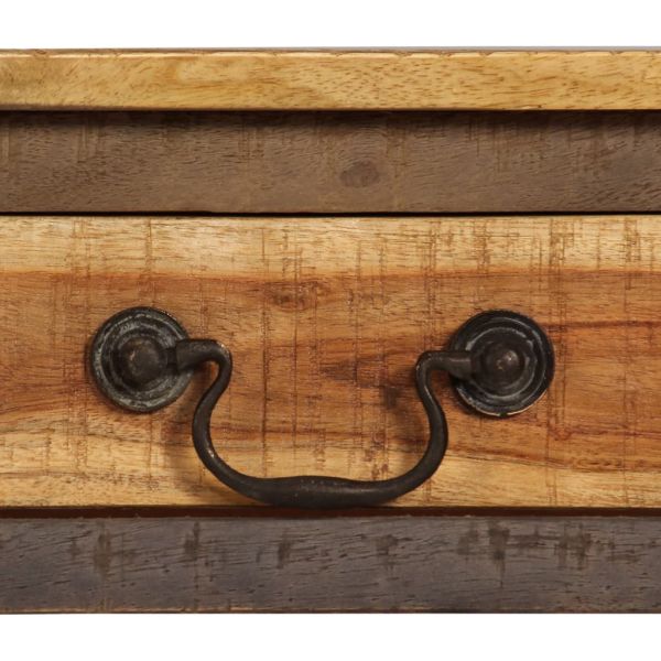 Конзолна маса, масивно дърво, винтидж, 118x30x80 cм