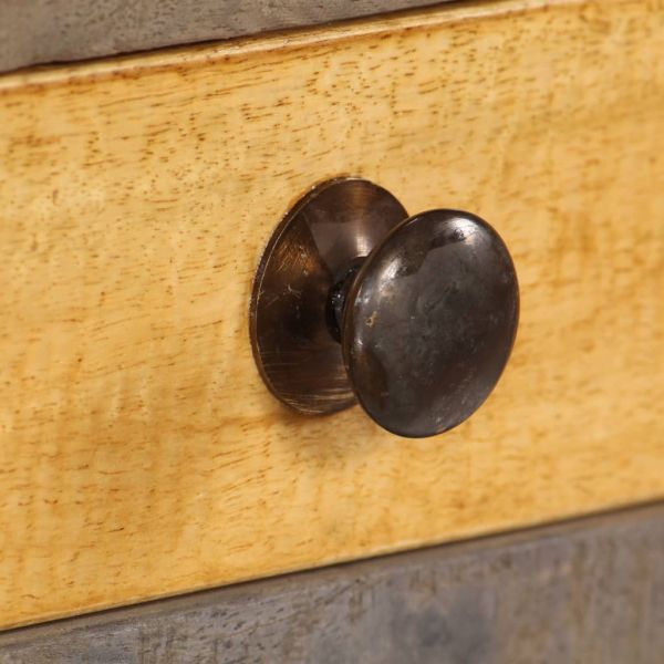 Конзолна маса, масивно дърво, винтидж, 118x30x80 cм