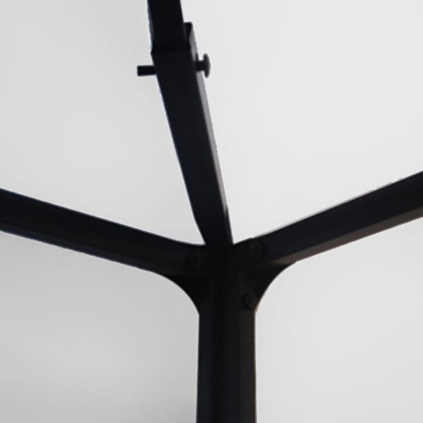 Шатра с LED светещи стрингове, бяла, 3х4 м