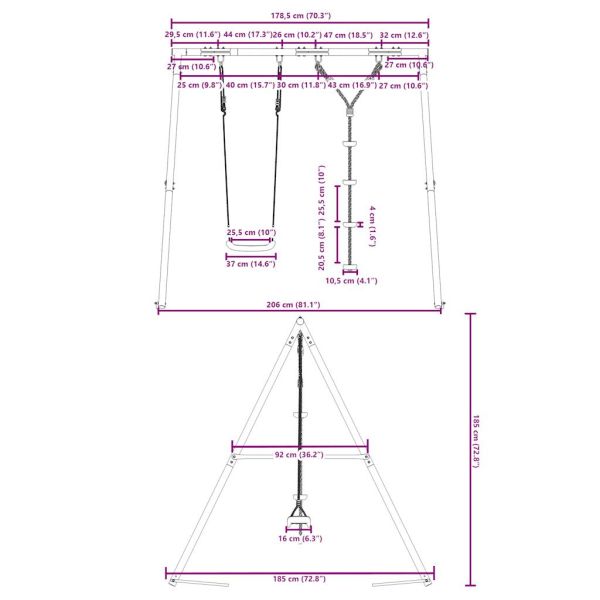 Външен комплект с люлка седалка и люлка с дискове