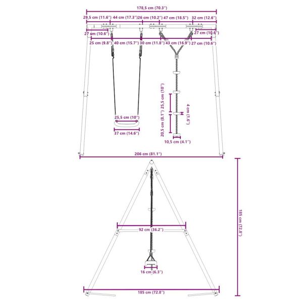 Външен комплект с люлка седалка и люлка с дискове