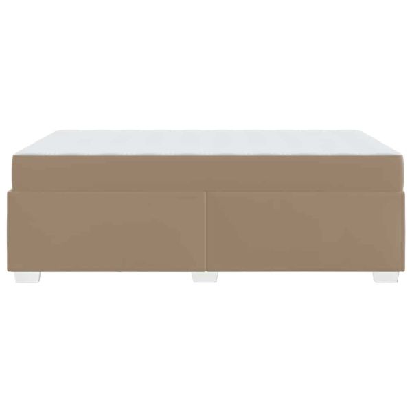 Рамка за легло с матрак Капучино 100 x 200 cm текстил