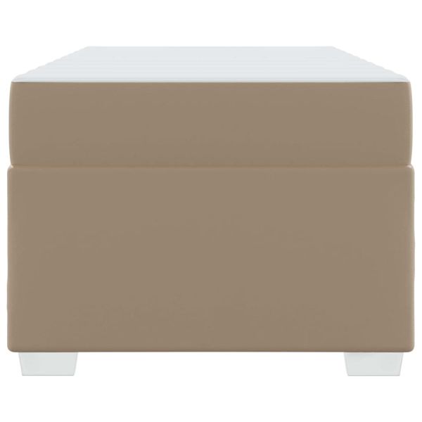 Рамка за легло с матрак Капучино 100 x 200 cm текстил