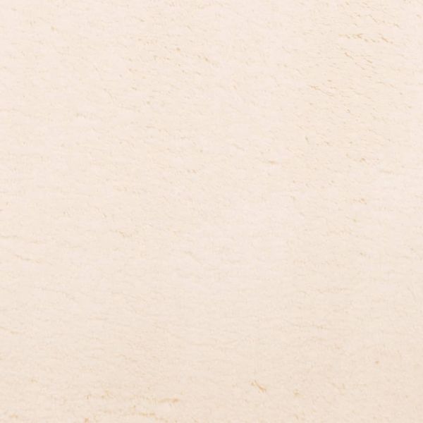 Килим HUARTE с къс косъм, мек и миещ се, бежов, 100x200 см