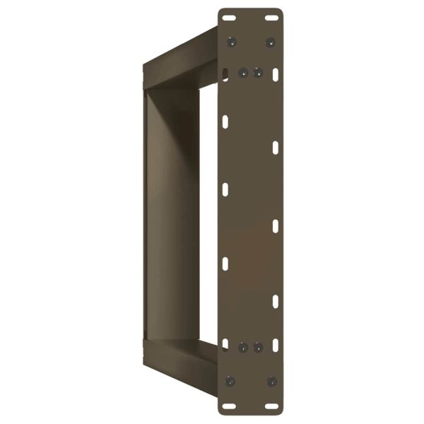 Крака за трапезна маса, U-образни, 2 бр., естествена стомана, 50 x (72-73) см, стомана