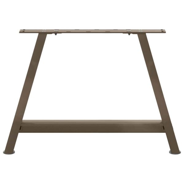 Крака за масичка за кафе, А-образни, 2 бр., 60 x (42-43) см, стомана