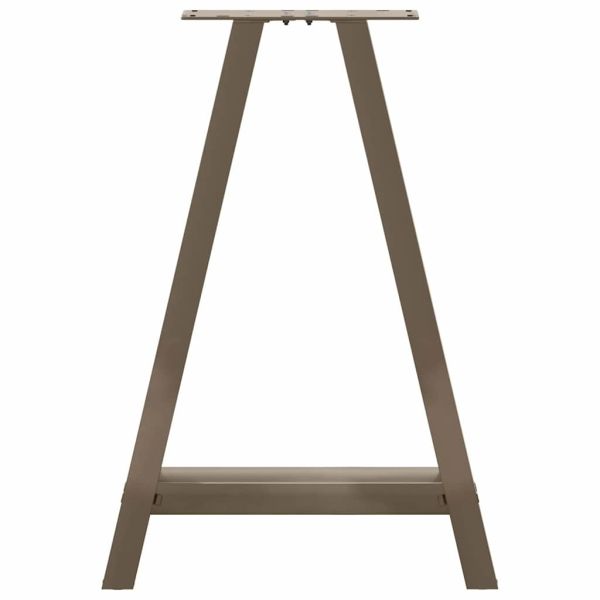 Крака за трапезарна маса, А-образни, 2 бр., 50 x (72-73) см, стомана