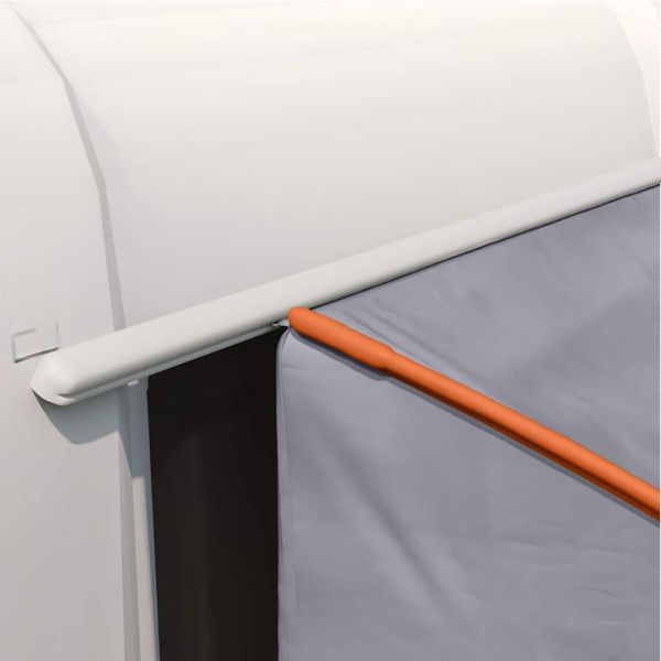 Палатка за задна врата на автомобил Сив и оранжев тафта