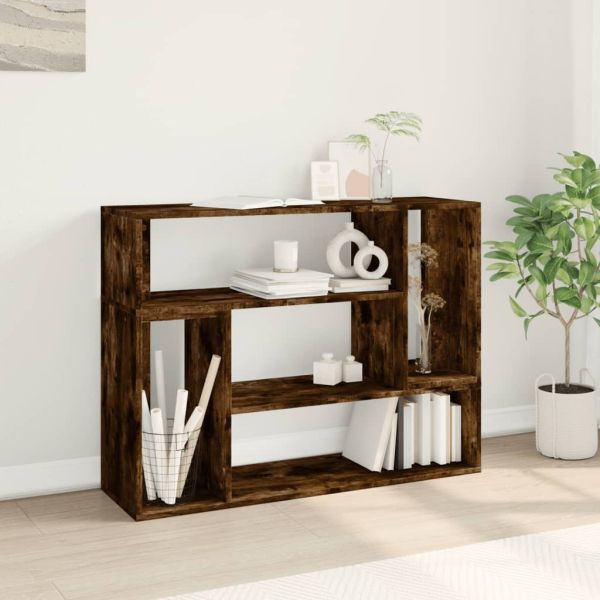 ТB шкафове, 2 бр, опушен дъб, 100x30x50 см, инженерно дърво