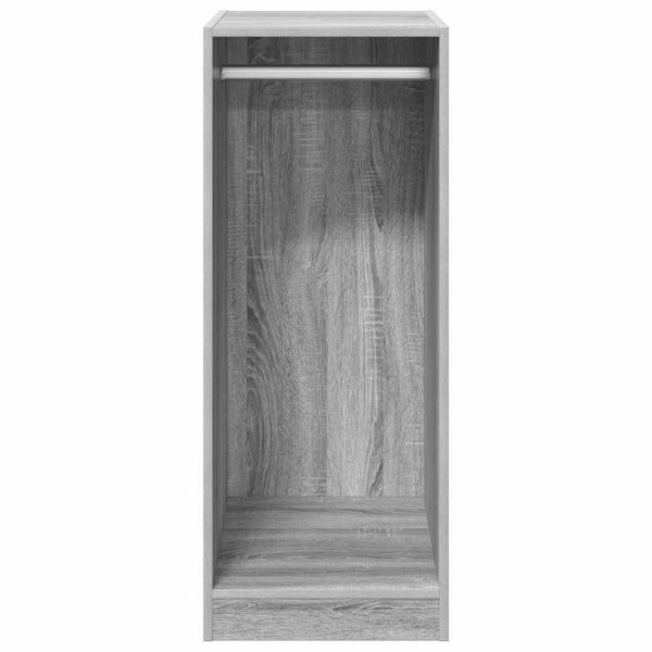 Гардероб, сив сонома, 48x41x102 см, инженерно дърво