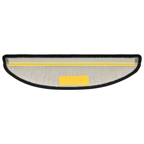 Изтривалки за стълби, 15 бр., 56x17x3 см, антрацит, полукръгли