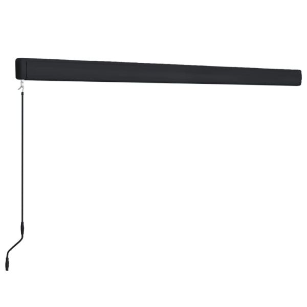 Ръчна касетъчна тента, 400x300 см, синьо и бяло