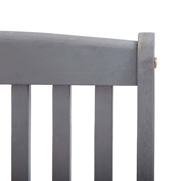 Сгъваеми градински столове, 4 бр, възглавници, акация масив