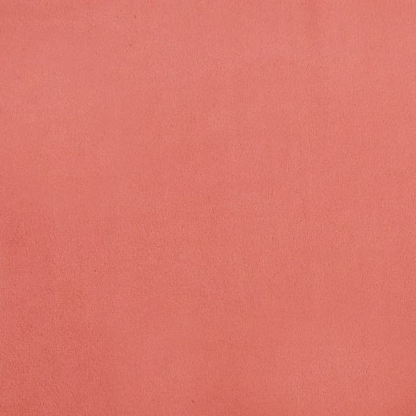 Фотьойл Wingback с табуретка, розова, кадифе