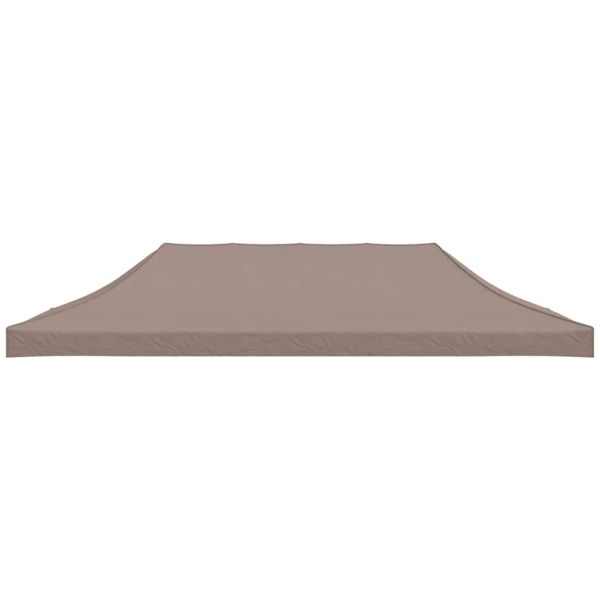 Покривало за парти шатра, 6x3 м, таупе, 270 г/м²