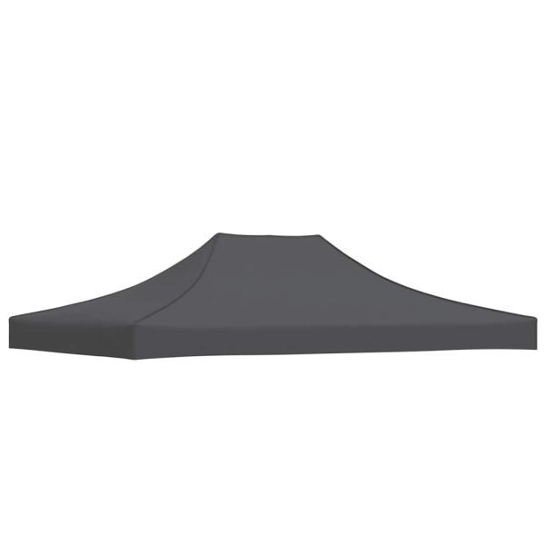 Покривало за парти шатра, 4,5x3 м, антрацит, 270 г/м²